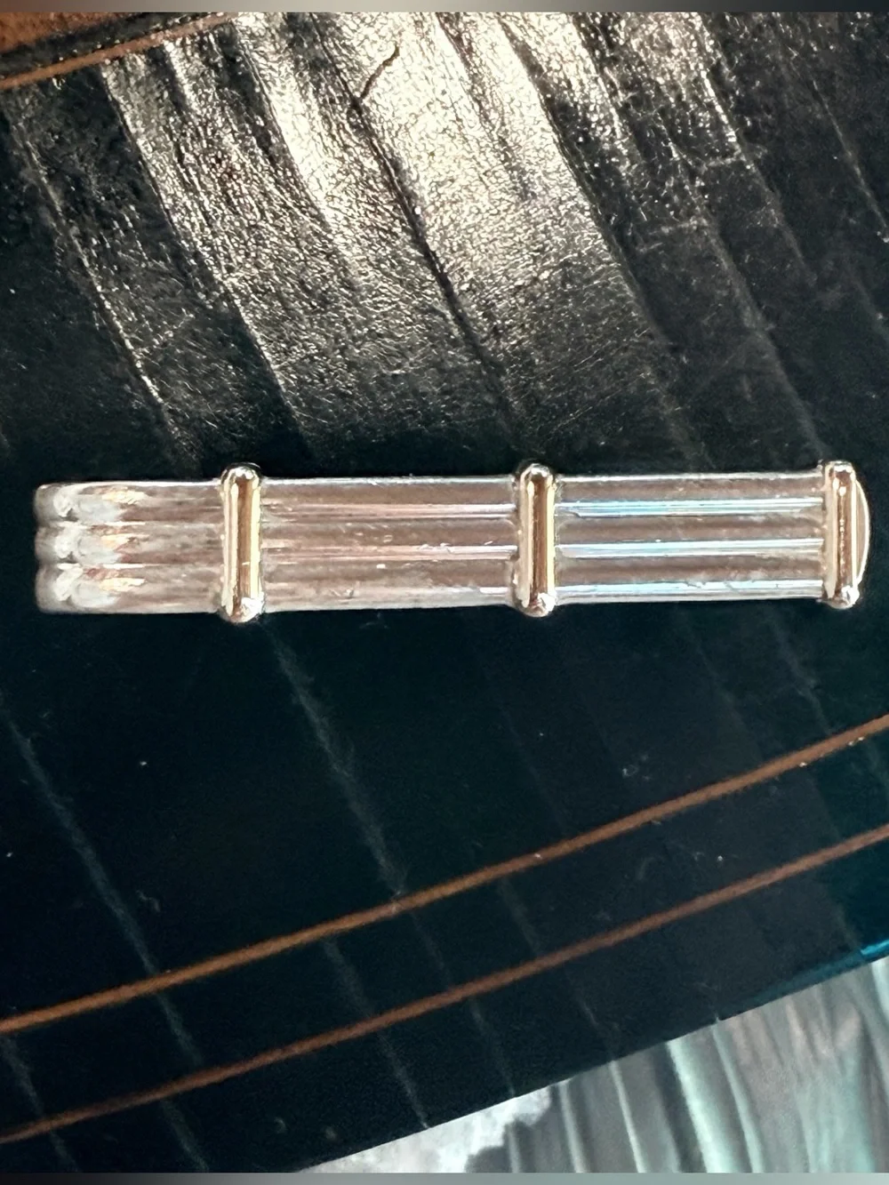 Tiffany & Co vintage sterling silver and gold unisex money clip